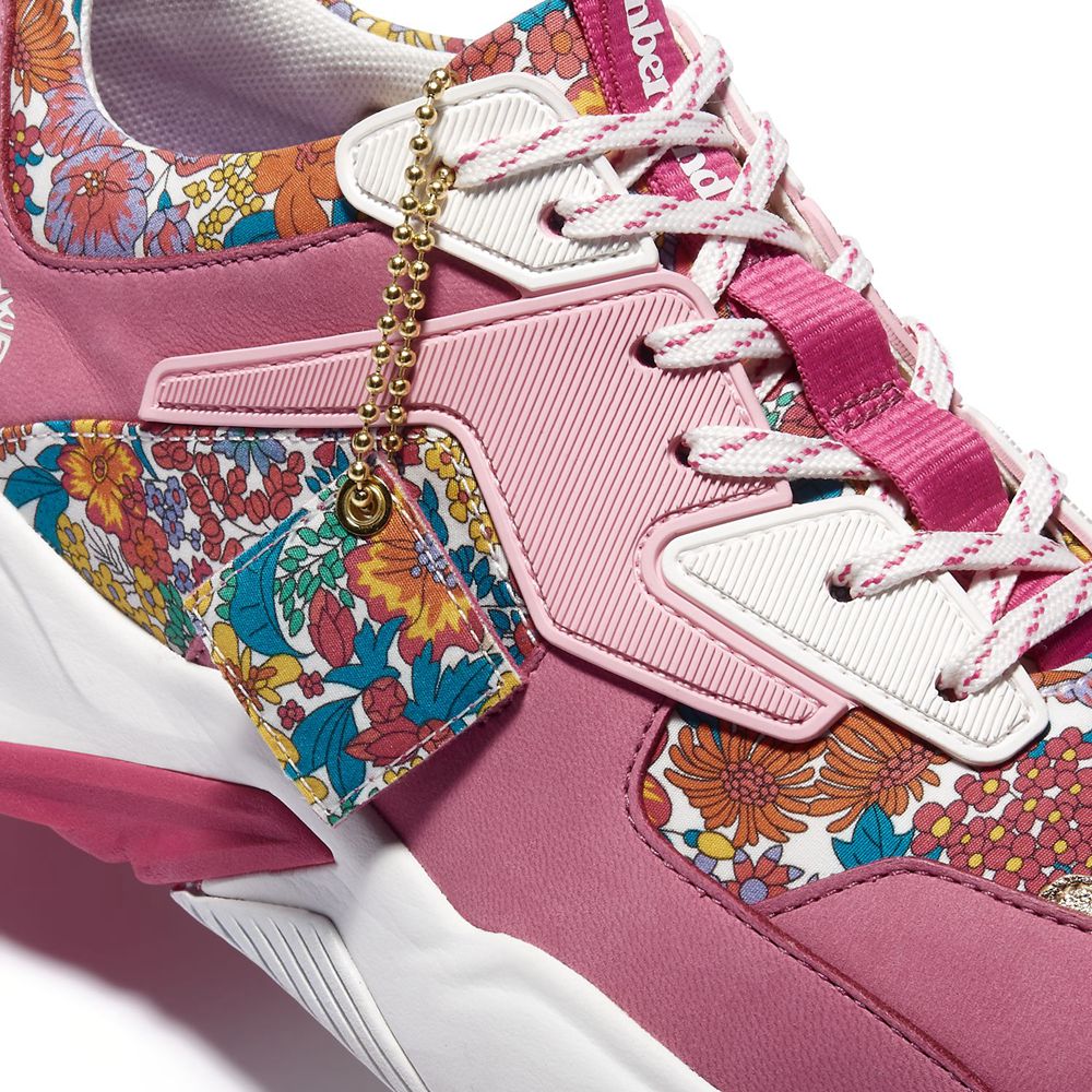 Tênis Feminino - Timberland Delphiville Made With Liberty Fabric - IUHKS8206 - Rosa